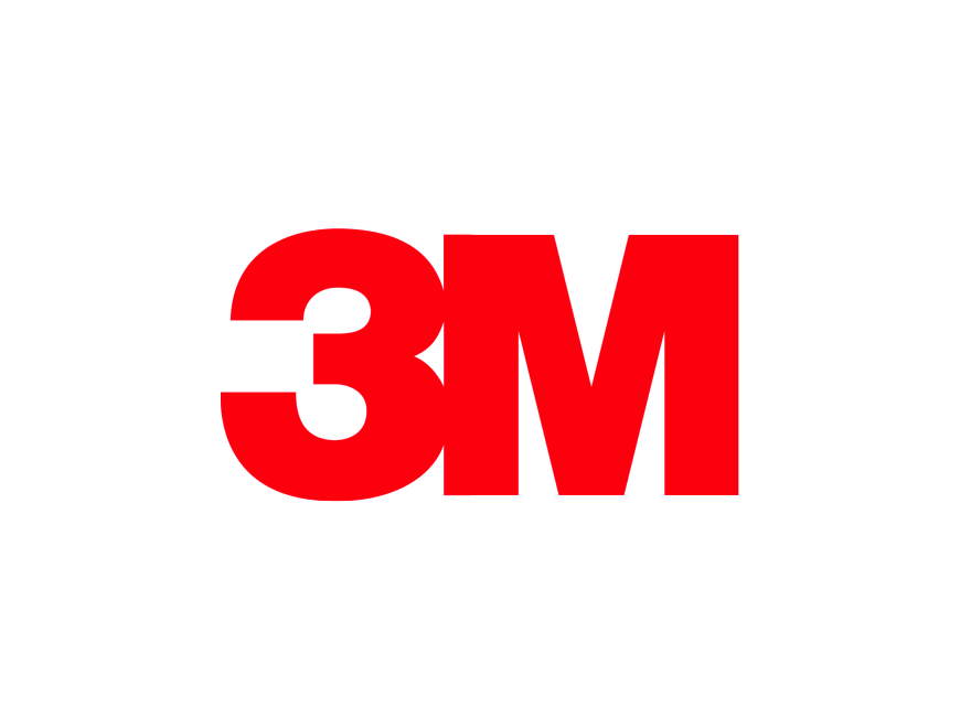 Red 3M logo on white.