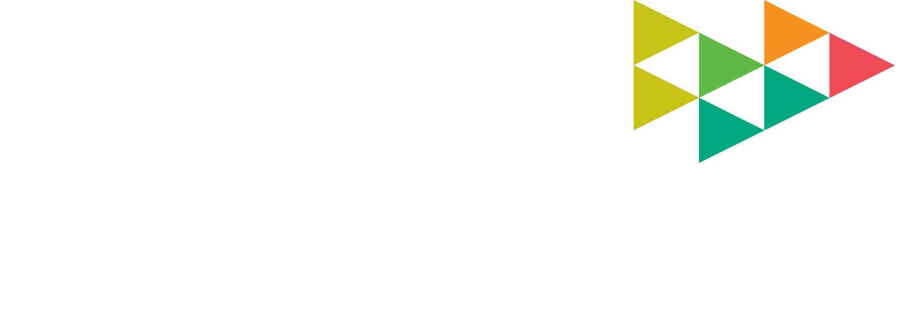 Schreiber logo with colored arrows above white text.